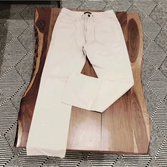 Mens Banana Republic 100% Cotton Street Khaki Straight Fit Pants- 31/30 - Picture 1 of 9